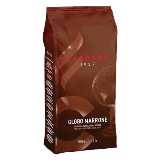 Кофе в зёрнах Carraro Globo Marrone 40/60 1 кг 