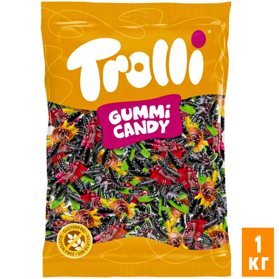 Желейні цукерки Trolli Тарантули 1 кг