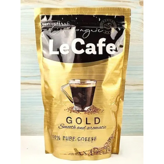 Кофе Растворимый Le Cafe gold в мягкой упаковке 200 г Польша