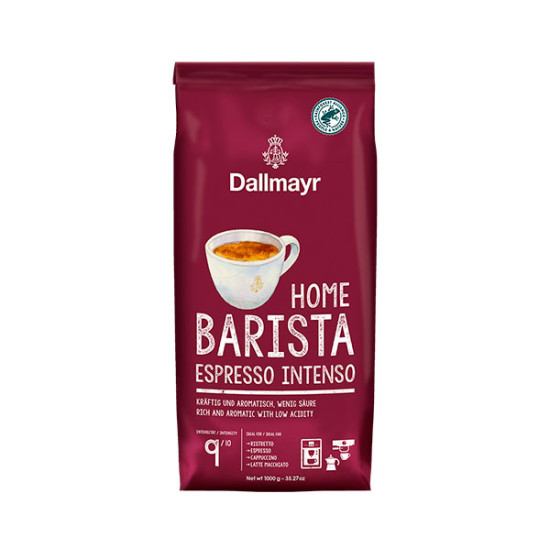 Кава зернова Dallmayr Home Barista Espresso Intenso 1 кг Німеччина Кава зернова Dallmayr Home Barista Espresso Intenso 1 кг Німеччина
