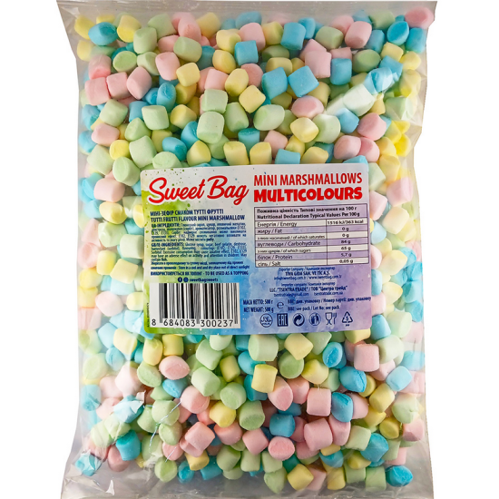 Маршмеллоу Sweet Bag Mini Multicolours 500 г Маршмеллоу Sweet Bag Mini Multicolours 500 г