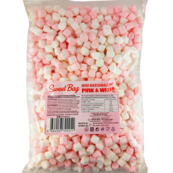 Маршмеллоу Sweet Bag Mini Розовые 500 г Маршмеллоу Sweet Bag Mini Розовые 500 г