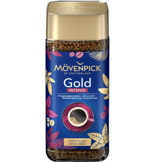 Movenpick Instant coffee GOLD Intense розчинна кава 200g Movenpick Instant coffee GOLD Intense розчинна кава 200g