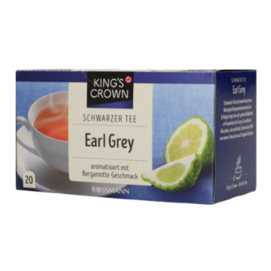 Чай з бергамотом KING'S CROWN Schwarzer Tee Earl Grey 35g