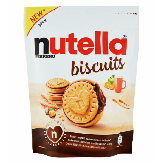 Nutella Biscuits Печенье с шоколадно-ореховой начинкой 304g