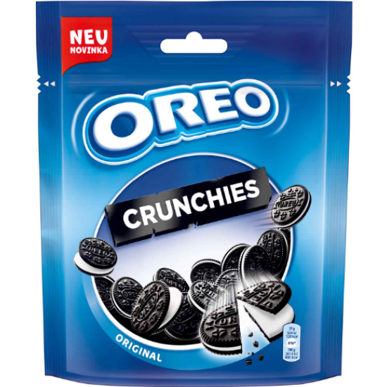 Oreo Crunchies Original Супертонке шоколадне печиво з молочною начинкою 110g