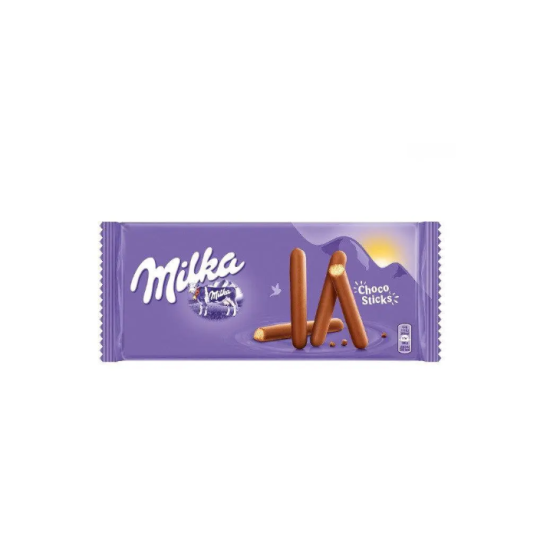 Milka Choco Sticks Палочки из песочного печенья в молочном шоколаде 112g