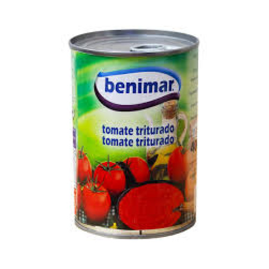 Помідори подрібнені Benimar Tomate Triturado.400 г. Помідори подрібнені Benimar Tomate Triturado.400 г.