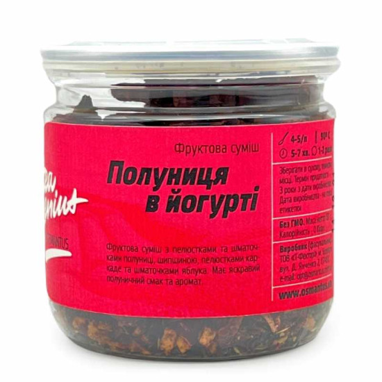 Фруктовый чай Клубника в йогурте "Tea Genius", 80г