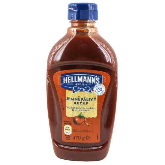 Кетчуп Hellmanns Jemne Palivy 450 г