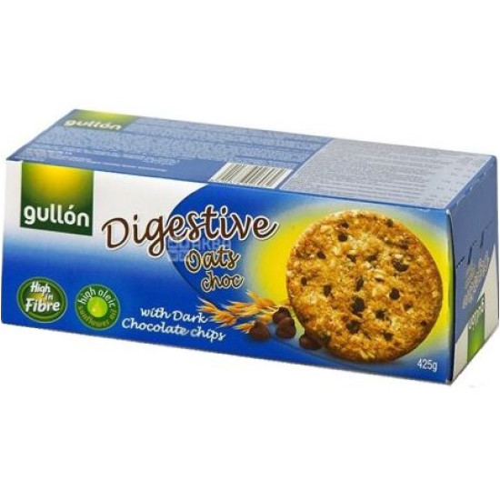 Печиво Gullon Digestive Oats Choc - з чорним шоколадом 425 г