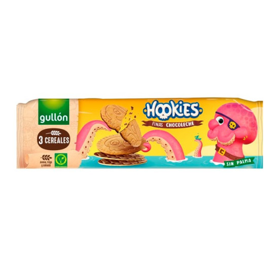 Печиво з молочним шоколадом GULLON Hookies Finas Chocoleche 150г