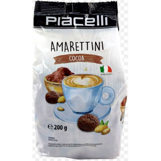 Печиво мигдальне Piacelli Амареттіні з какао 200г