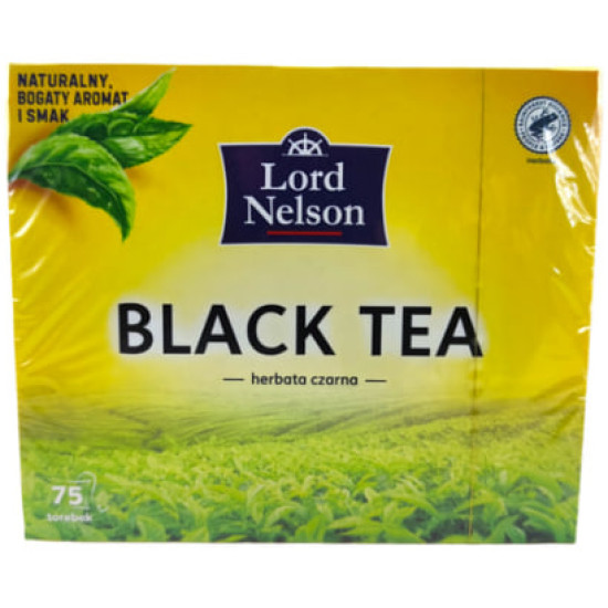 Чай Lord Nelson Black tea 75 пакетиків