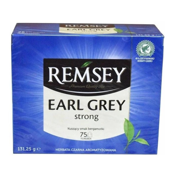 Чай чорний з бергамотом Remsey Earl Grey strong 75п