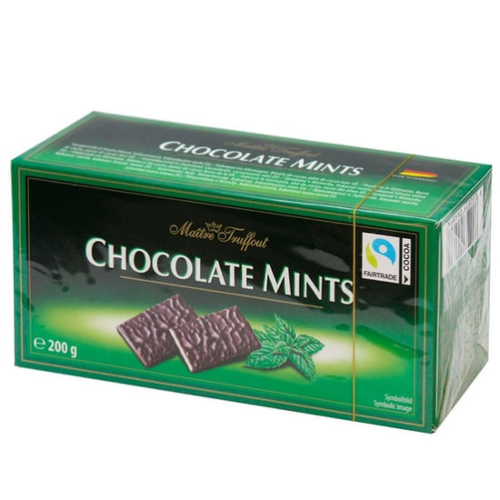 Цукерки Maitre Truffout Chocolate Mints 200 г
