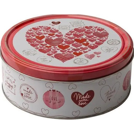 Печенье сливочное Датское Сердечки Küpsisetoos Hearts Danish Butter Cookies ж/б 150 г Дания 