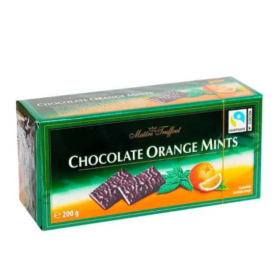 Шоколад Orange Mints (Апельсин з м'ятою) Maitre Truffout Австрія 200 г 