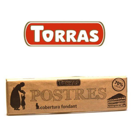 Шоколад чорний без глютену Torras Postres 70% какао Іспанія 300 г