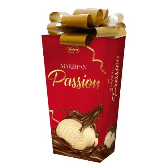 Шоколадні цукерки Чуттєвий Марципан Vobro Marzipan Passion 180 г Польща 