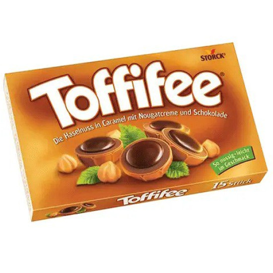 Цукерки Toffifee фундук у карамелі з кремовою нугою та шоколадом Німеччина 125г 