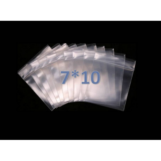 Пакети із замком zip lock 7*10 (100 шт. в упаковці)