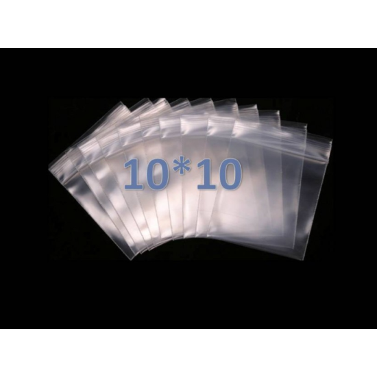 Пакети із замком zip lock 10*10 (100 шт. в упаковці)