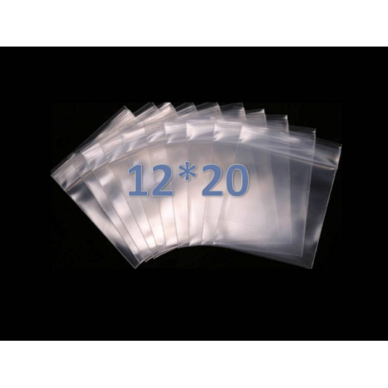 Пакети із замком zip lock 12*20 (100 шт. в упаковці)