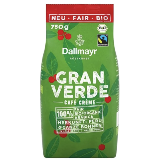 Кава в зернах Dallmayr Gran Verde 750г.