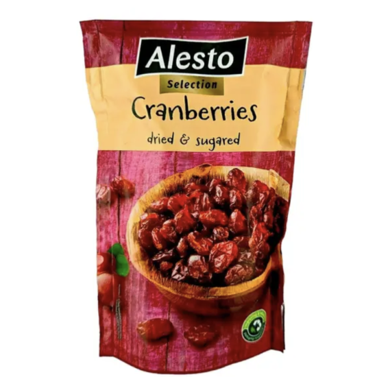 Журавлина сушена солодка Alesto Mix cranberries dried sweetened 200g