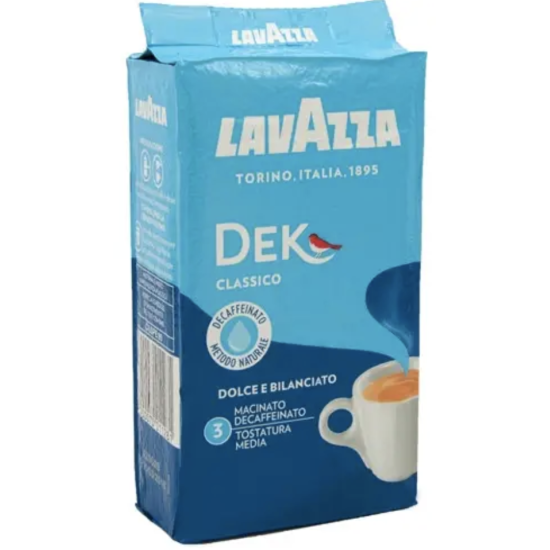 Кофе Lavazza Dek Classico молотый 250 г (без кофеина)