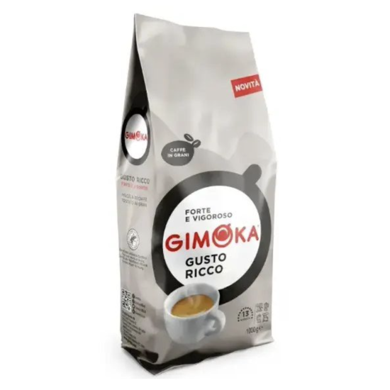 Кава Gimoka Gusto Ricco у зернах 1кг Кава Gimoka Gusto Ricco у зернах 1кг