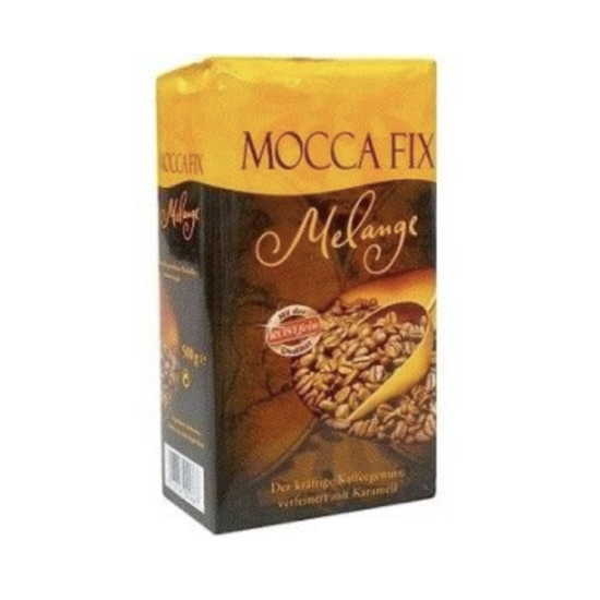 Кава Mocca Fix Melange з ароматом карамелі мелена Röstfein Kaffee 500 г