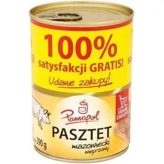 Паштет свинячий Papamol 100% Польща 390г 