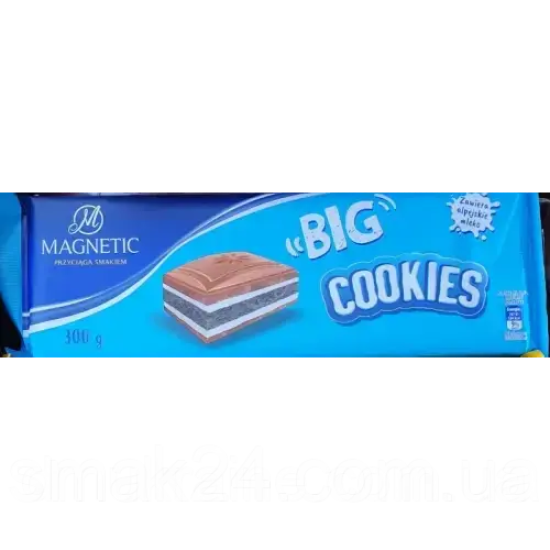 Шоколад із печивом Орео Magnetic Big Cookies 300г Польща 