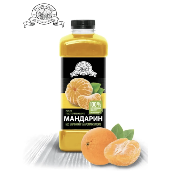 Пюре "Мандарин" FruityLand пастеризоване, 1 кг 