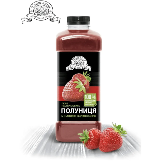 Пюре "Полуниця" FruityLand пастеризоване, 1 кг 