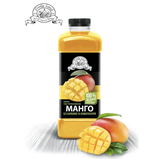 Пюре "Манго" FruityLand пастеризоване, 1 кг 