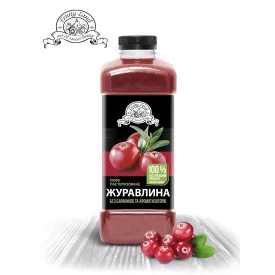 Пюре "Жураліна" FruityLand пастеризоване, 1 кг 