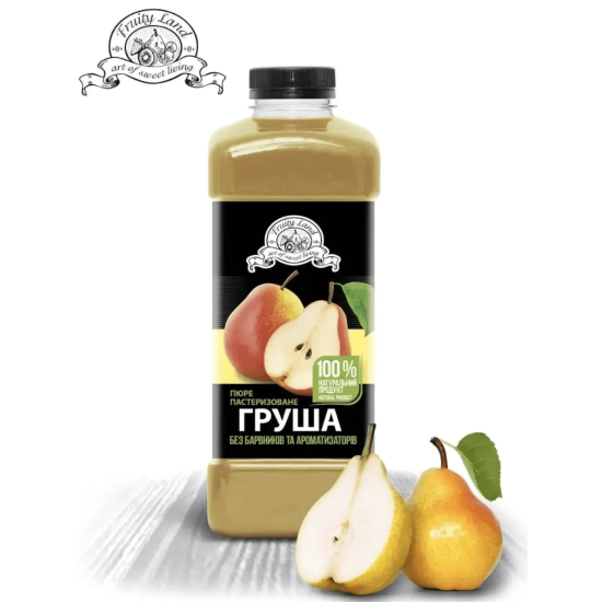 Пюре "Груша" FruityLand пастеризоване, 1 кг  