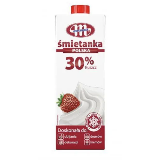 Вершки Smietanka Mlekovita Polska 30%, 1 л 