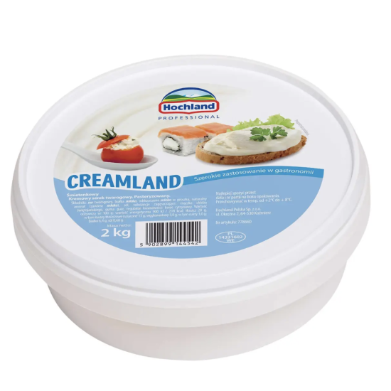 Вершковий крем-сир Hohland Creamland Польща, 2 кг 