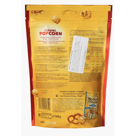 Карамельный попкорн Werther's Original 140 г Карамельный попкорн Werther's Original 140 г