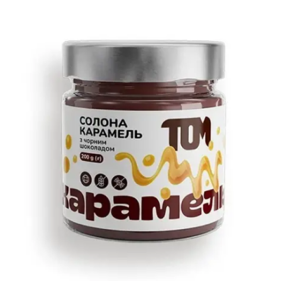 Соленая карамель с черным шоколадом ТМ ТОМ 200 мл