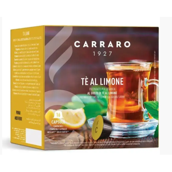 Чай в капсулах Carraro Dolce Gusto Te Al Limone 16 шт.