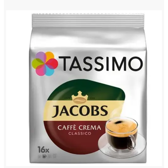 Кава в капсулах Tassimo Jacobs Caffe Crema 16 шт
