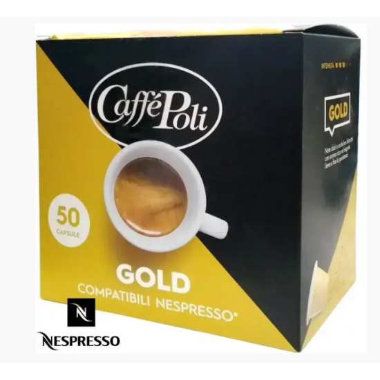 Кофе в капсулах Caffe Poli Nespresso Gold 100% Арабика (50 шт.), Италия