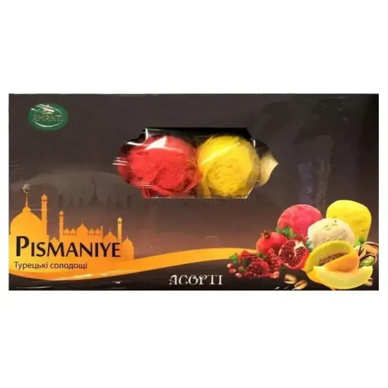 Турецькі солодощі Pismaniye Amanti асорті, 210 г
