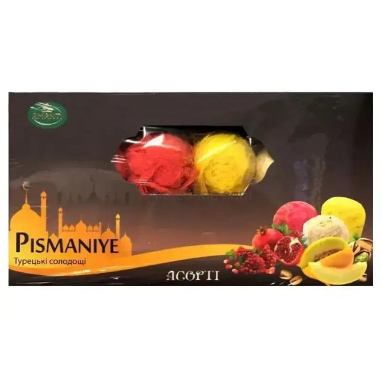 Турецькі солодощі Pismaniye Amanti асорті, 210 г Турецькі солодощі Pismaniye Amanti асорті, 210 г