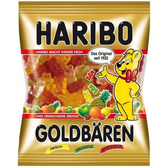 Желейні цукерки Золотий ведмедик Goldbären Haribo 360 г Німеччина 
